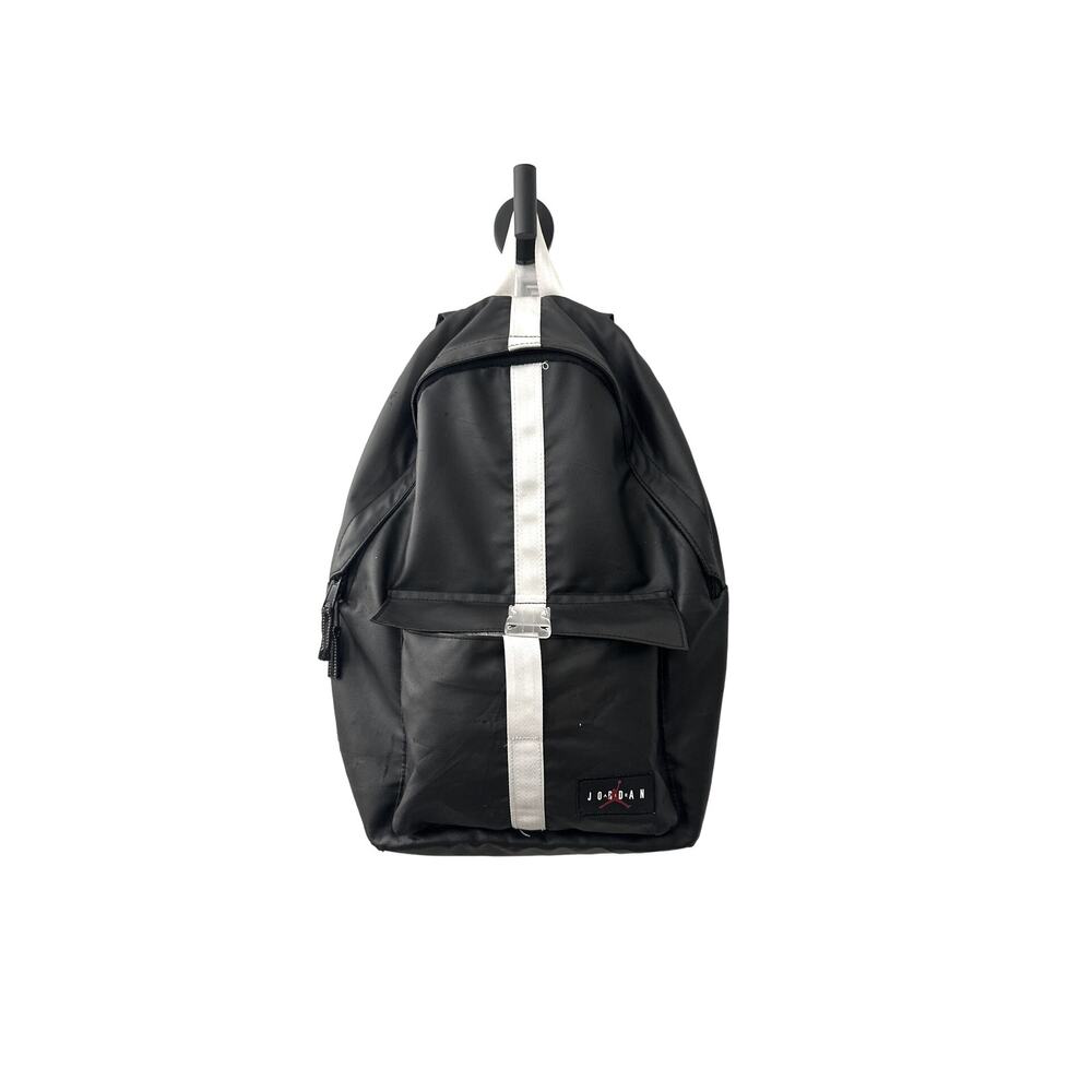 Nike Air Jordan JAN Taping Outdoor Travel School Black White Backpack